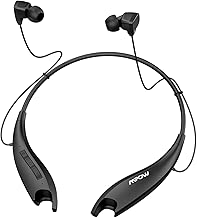 Mpow Jaws Upgraded Gen5 Bluetooth Headphones 18H Playtime, V5.0 Wireless Neckband Headphones, Bluetooth Headset Magnetic Earbuds, Call Vibrate & CVC6.0 Noise Cancelling Mic, Black - coolthings.us