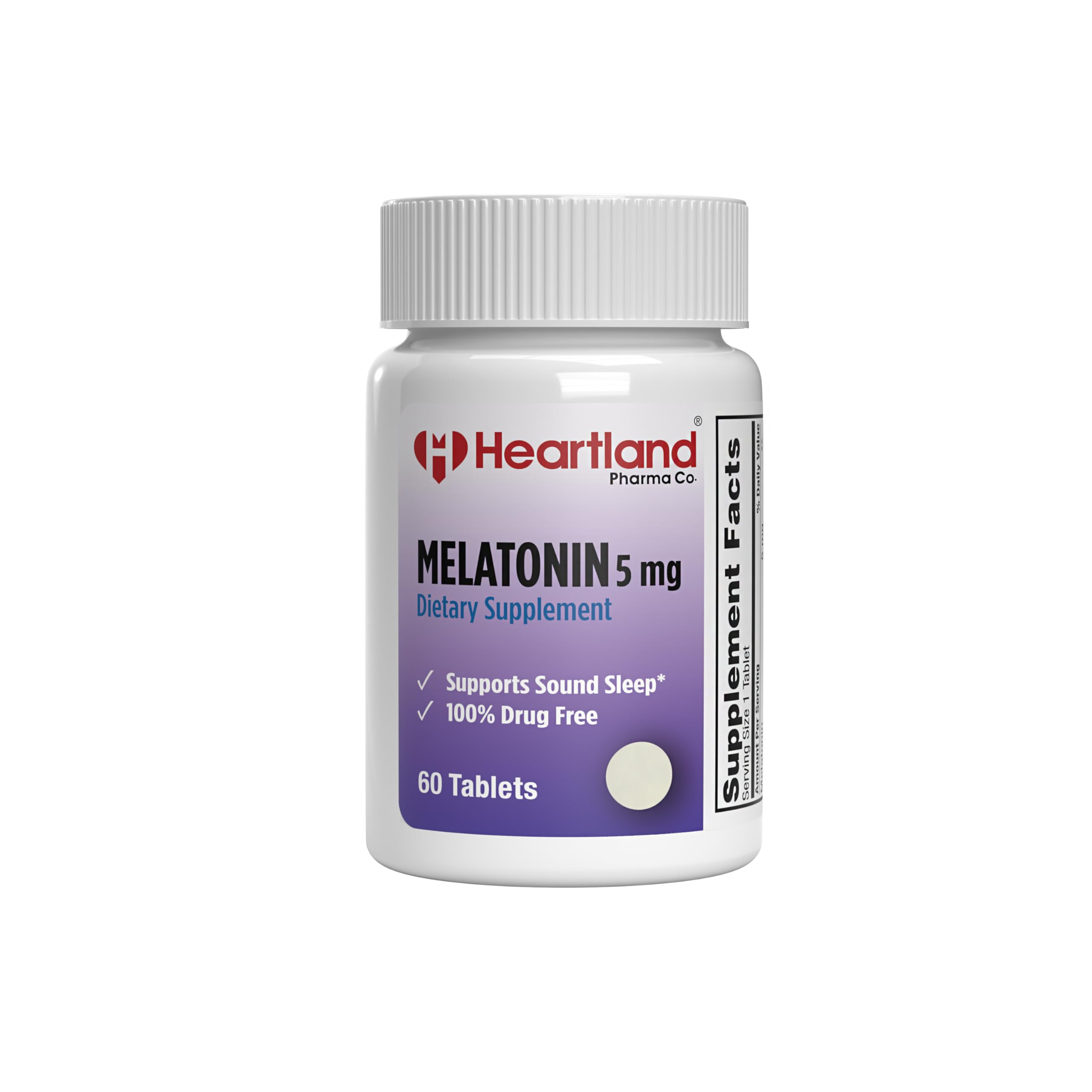 Melatonin 5mg Sleep Aid Pills Natural Sleep Support 100 Drug Free Sleep Aid Supplement Non-Habit Forming USA Manufactured