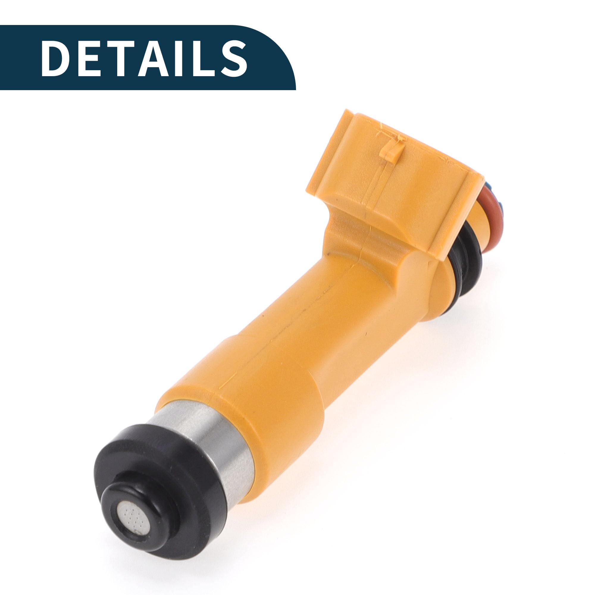 Injecteur De Carburant Pour Suzuki Swift 1.5 2007-2011 1 Pc | Couleur Orange, Matériau Plastique Et Métal, 2 Broches, Disque À 12 Trous, Numéro OE 1571086G00, Remplacement Direct