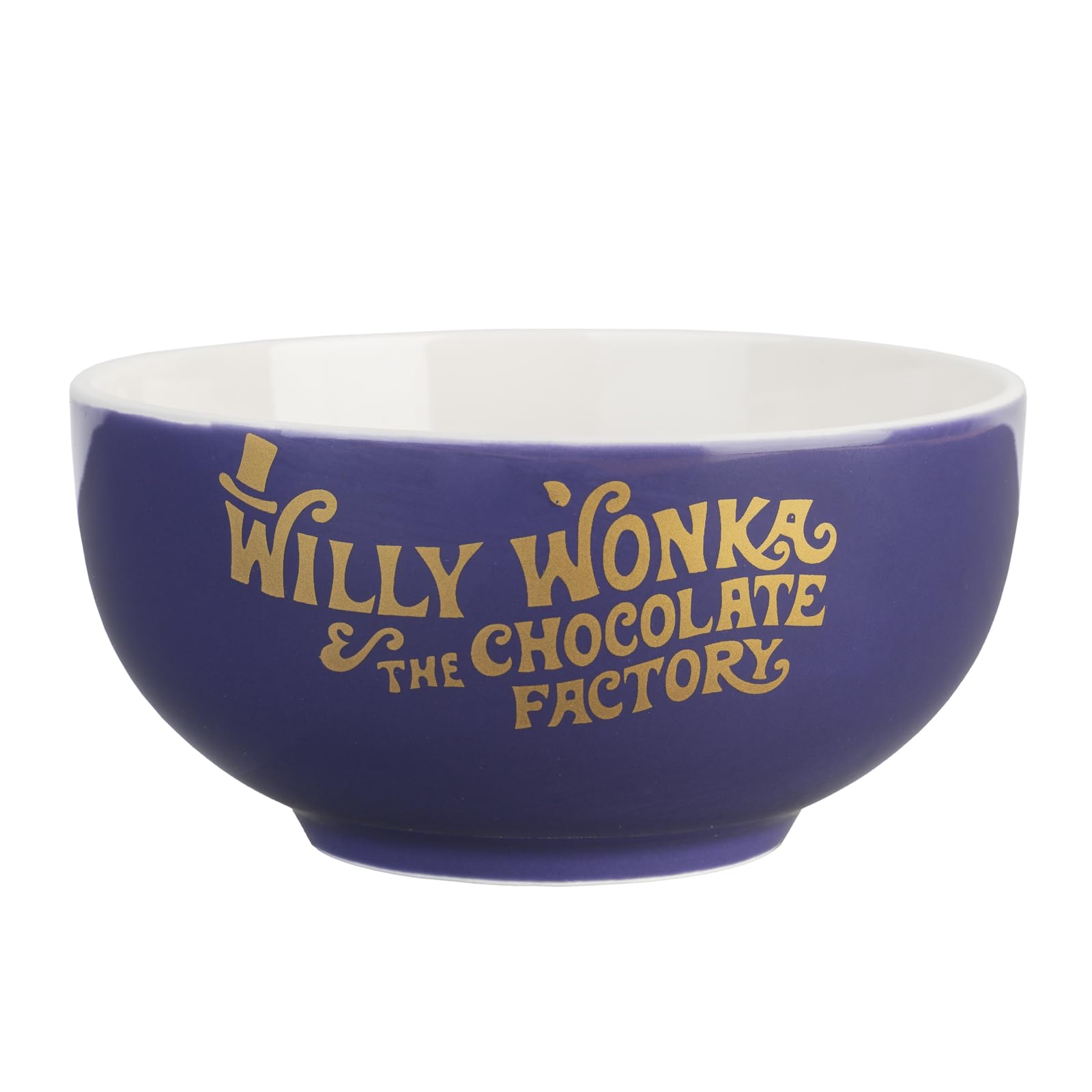 Grupo Erik Ceramic Bowl - Willy Wonka & The Chocolate Factory | 600 ml - 20.3 oz Decorative Bowl | Willy Wonka Gifts for Friends, Kitchen Accessories and Decor, Cool Gifts Under 15 Pounds