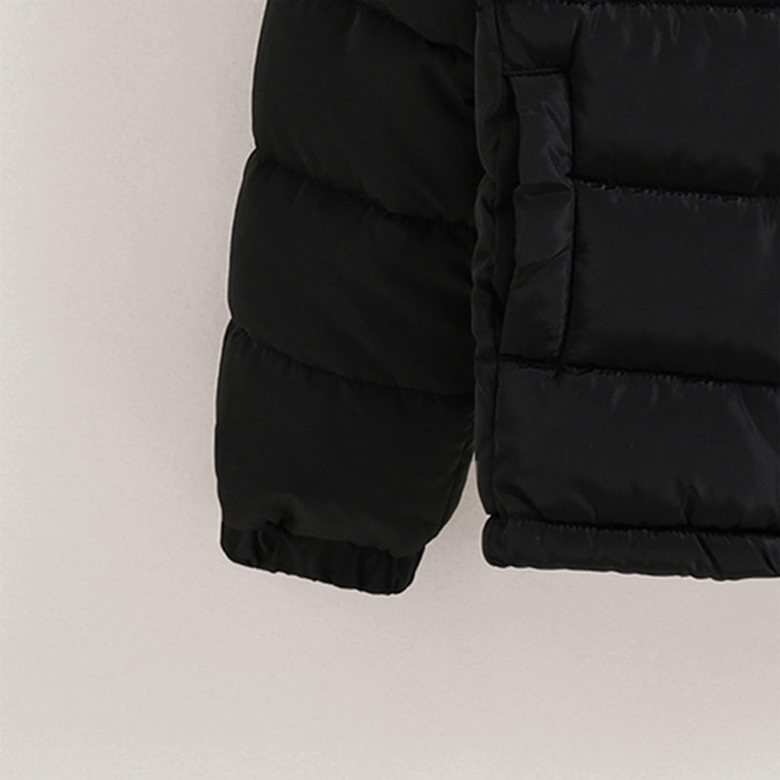 Genérico Chaqueta Moto Niño - Abrigo con Capucha De Invierno para Niños Chaqueta Cálida De Manga Larga Y Color Sólido