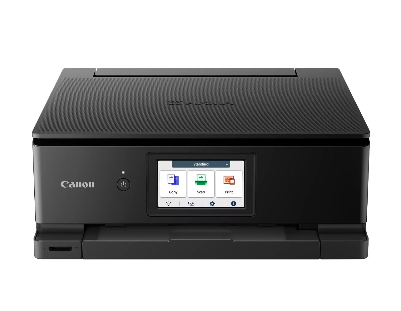 IC-Office TS8750 Tintenstrahl Multifunktionsdrucker 3-in-1 (Drucken, Kopieren, Scannen, SD-Karte, Duplex, WLAN, AirPrint) schwarz + 24 XXL Tintenpatronen