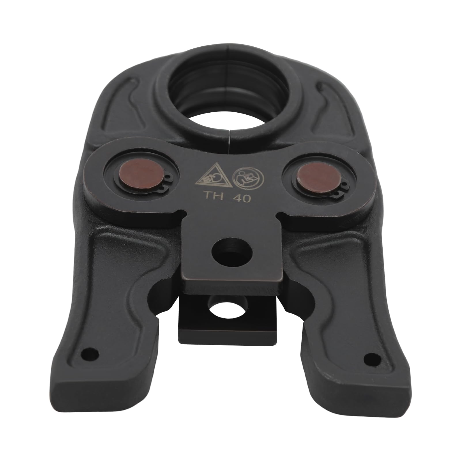 Ganasce a pressione professionali TH40 – 40 mm per tubi PEX, PB, alluminio plastica e rame e raccordi – Ganasce pressate di alta qualità con diametro di lavoro di 40 mm, per collegamenti densi in