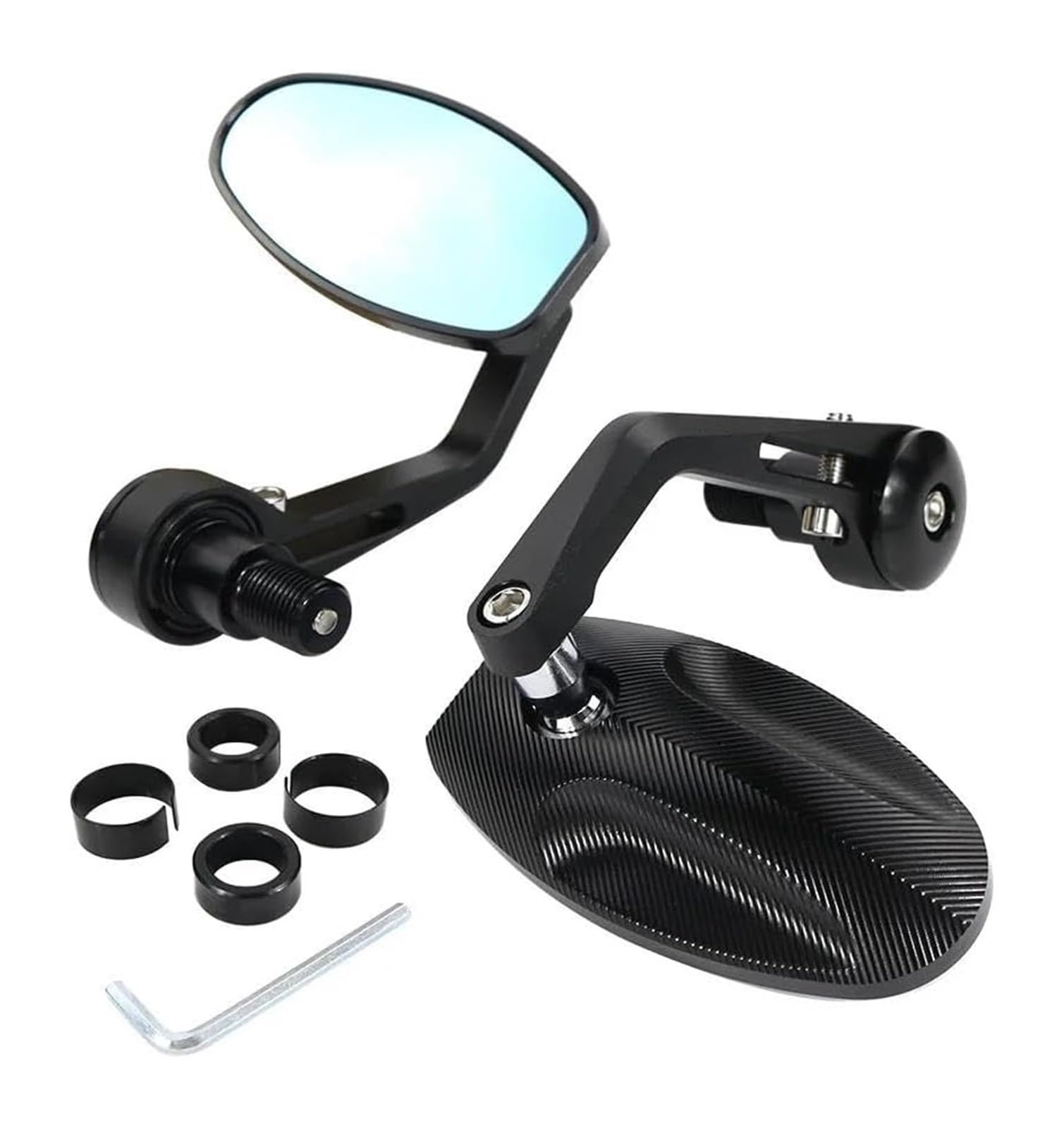 Motocicleta para Yamaha XSR900 XSR700 para Tmax500 530 MT-07 MT-09 MT10 FZ1 FZ6R FZ6 para Espejos Retrovisores Manillar Fazer Espejo Retrovisor