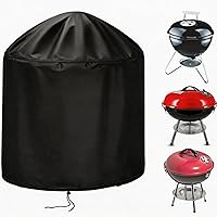 Vista 1 de Cubierta de parrilla de carbón para Cuisinart CCG190RB, cubierta redonda de parrilla de carbón portátil para Weber Smokey Joe 14, cubierta