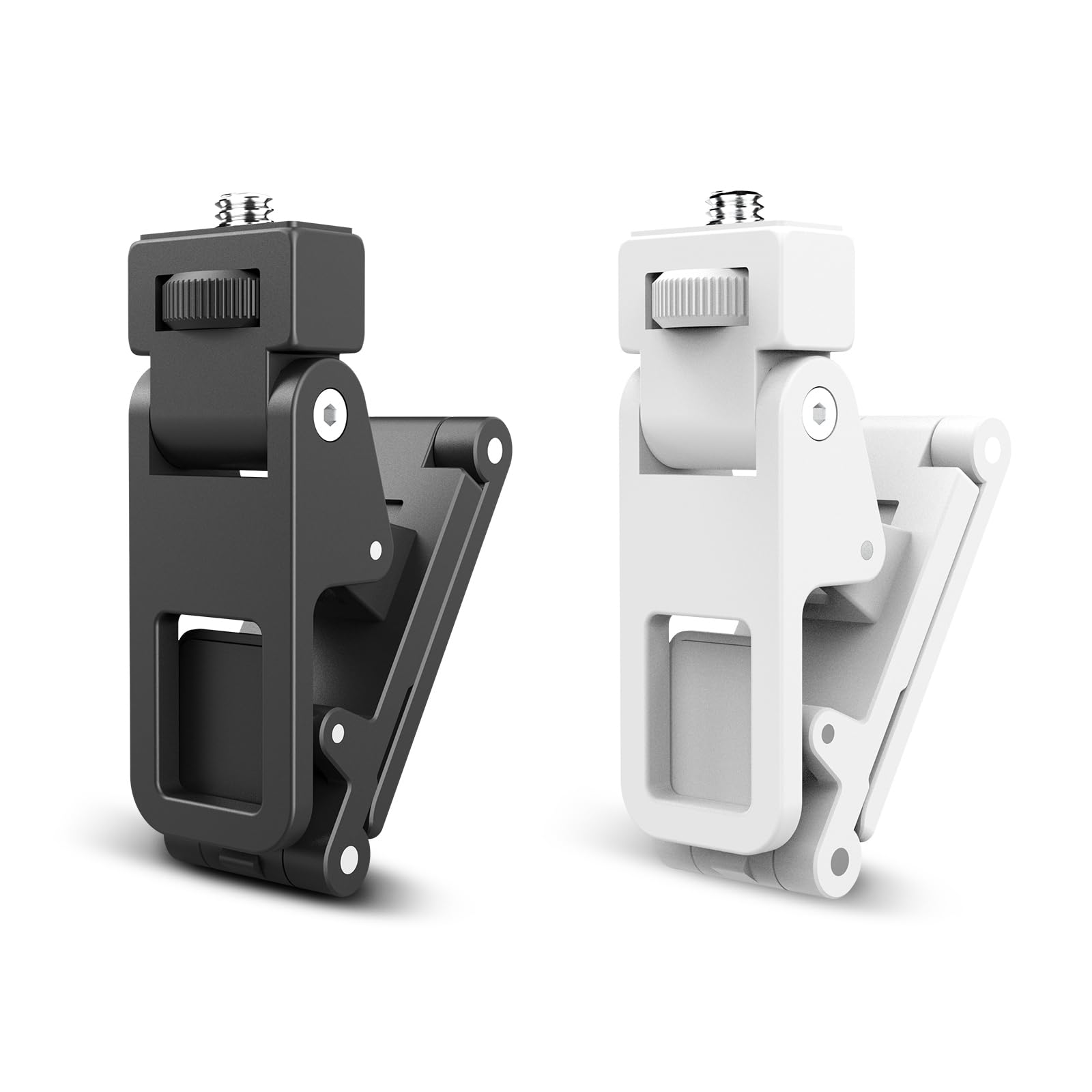 NEEWER Basics 2 pz Monitor Top Mount Mors,1/4" Vite per Webcam Selfie Cerchio Luce,0,71"/18mm Jaw 180° Tilt Mobile Clip Supporto per Registrazione Video Streaming Computer Portatile Conferenza,SP-19