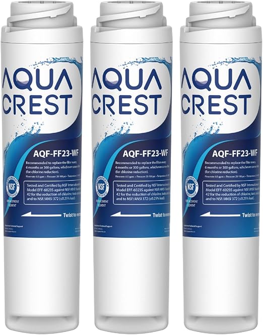 AQUA CREST GSWF Refrigerator Water Filter, Replacement for