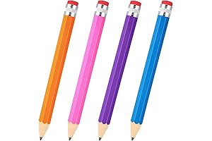 Four-Piece Giant Wooden Crayon Prop