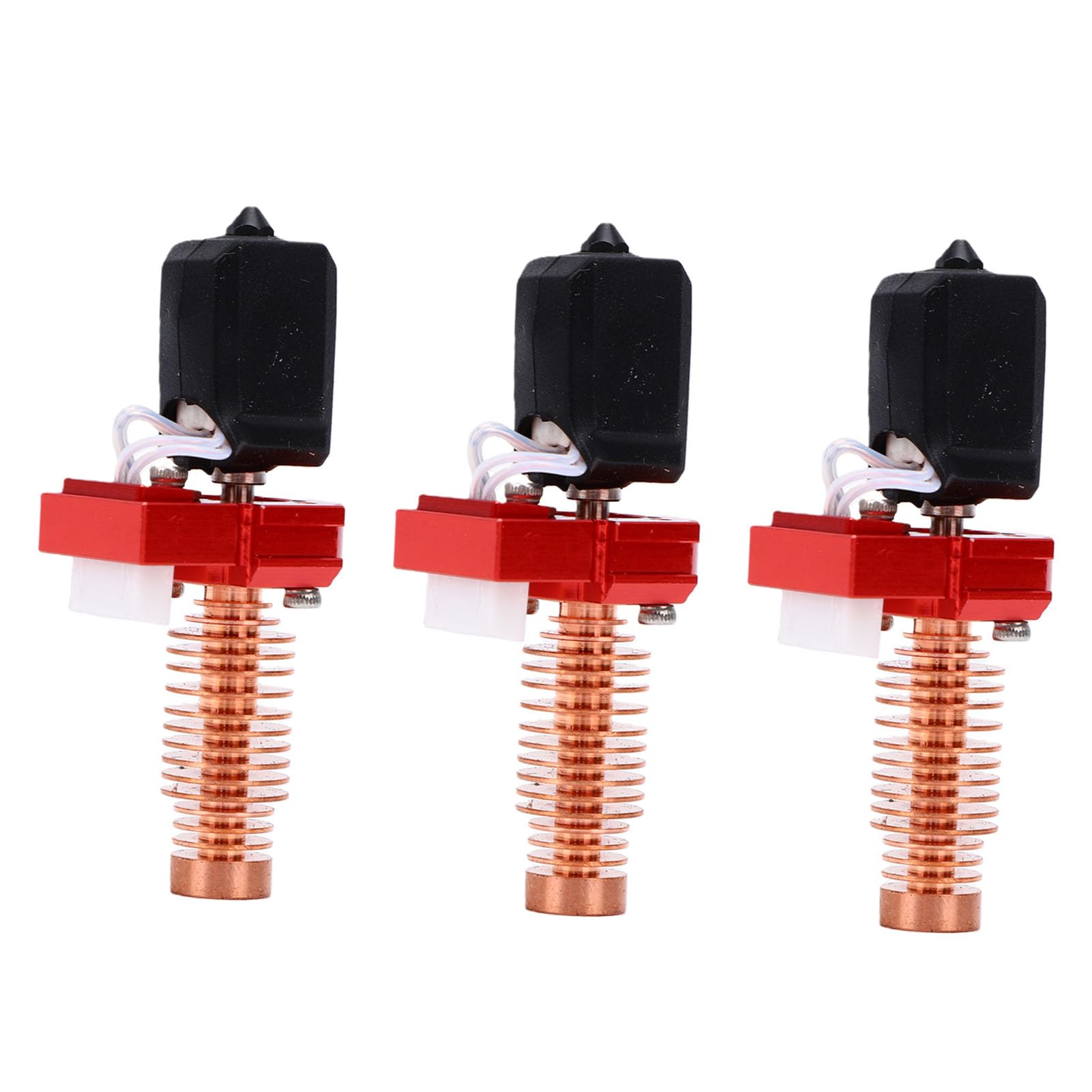 ASHATA Kit de Hotend de Cerámica, Boquilla de Acero Endurecido,