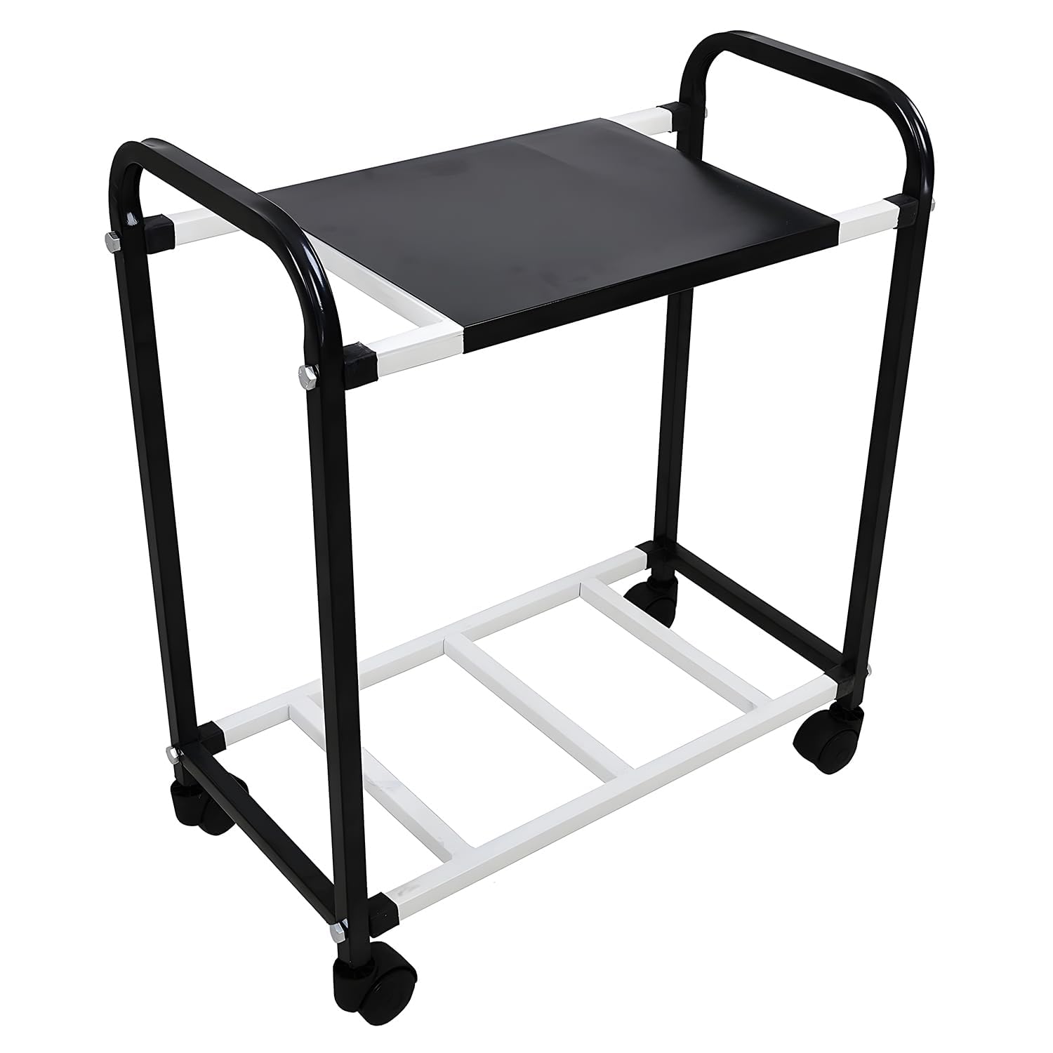 Universal Hub Inverter Trolley for Home | Durable Metal Inverter Stand with Wheels | Single Inverter Trolley for 1 Battery | Heavy Duty Inverter Battery Stand for Home Use (Black)-image-16