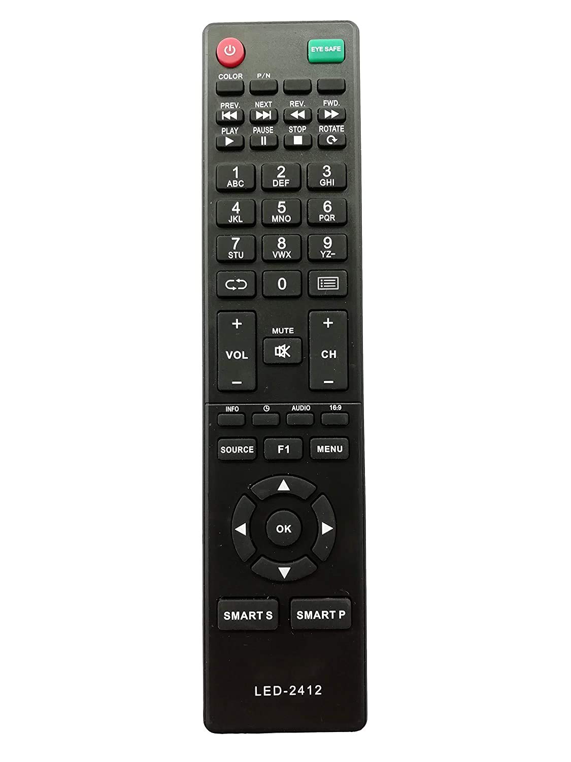 BhalTech LED-2412 LCD LED Smart TV Remote Control (Suitable for Intex Led Tv Remote Old Remote Must be Exactly Same) Compatible with Intex Tv Remote (B08WLYLND3) Amazon Price History, Amazon Price Tracker