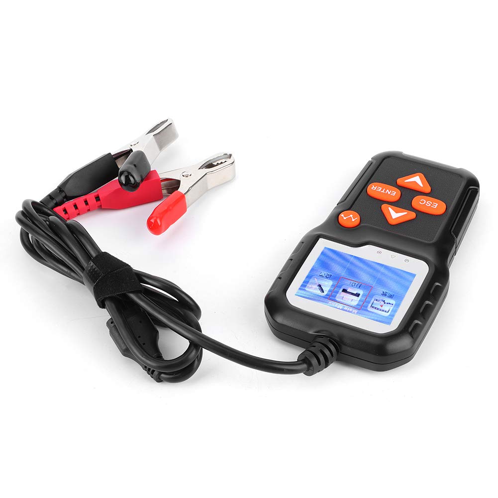 Tester Batteria KW650 per Auto e Moto 6V-12V - Analizzatore di Carico Digitale con Colore S N