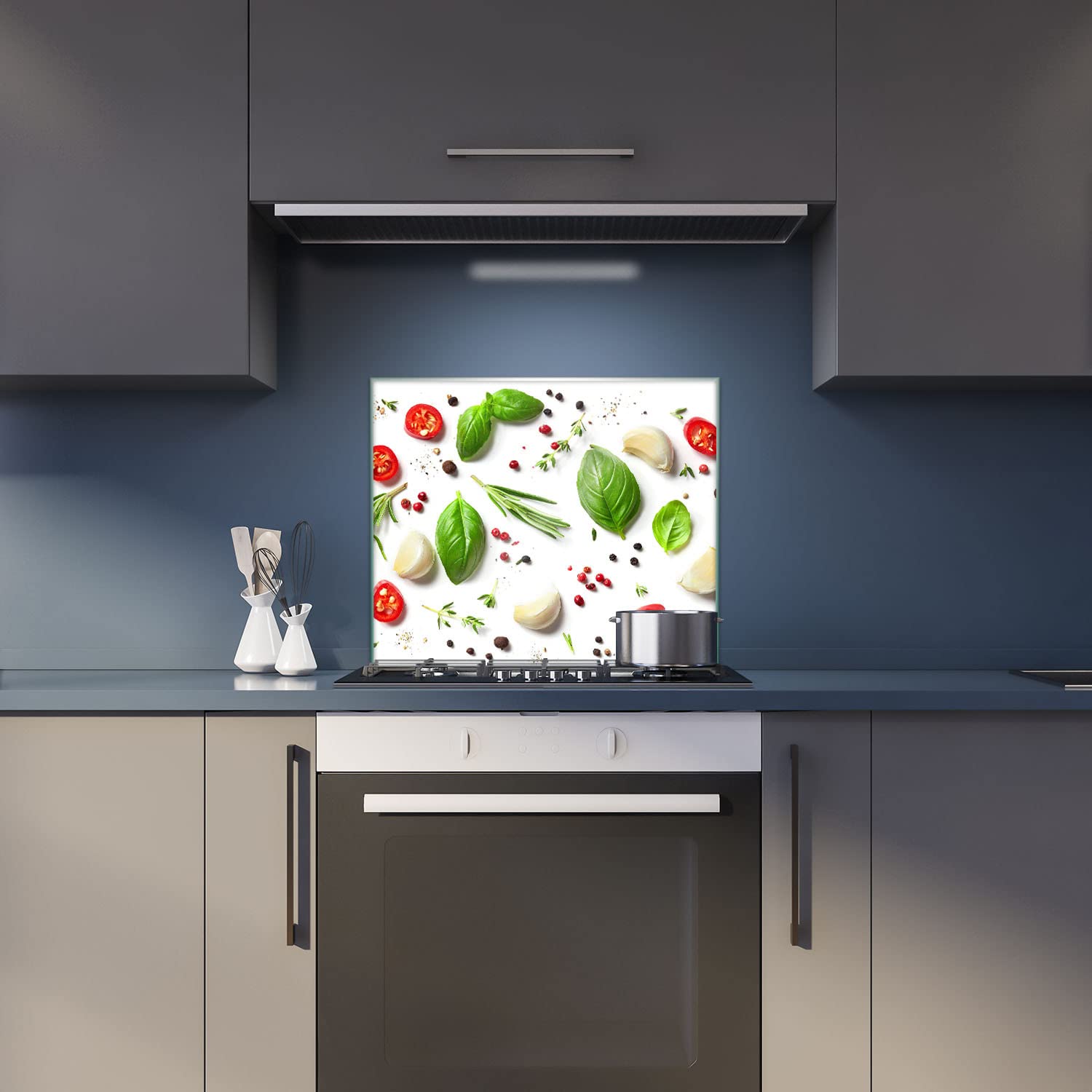 Placa para Cubrir fogones, vitrocerámica, 1 Pieza, 60 x 52 Especias, Color Rojo, Placas de cocción de Cristal, inducción.