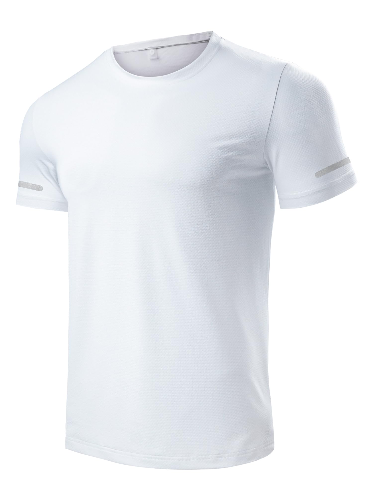 Men's Workout Shirt, Quick Dry Moisture-Wicking Athletic Running Tee
