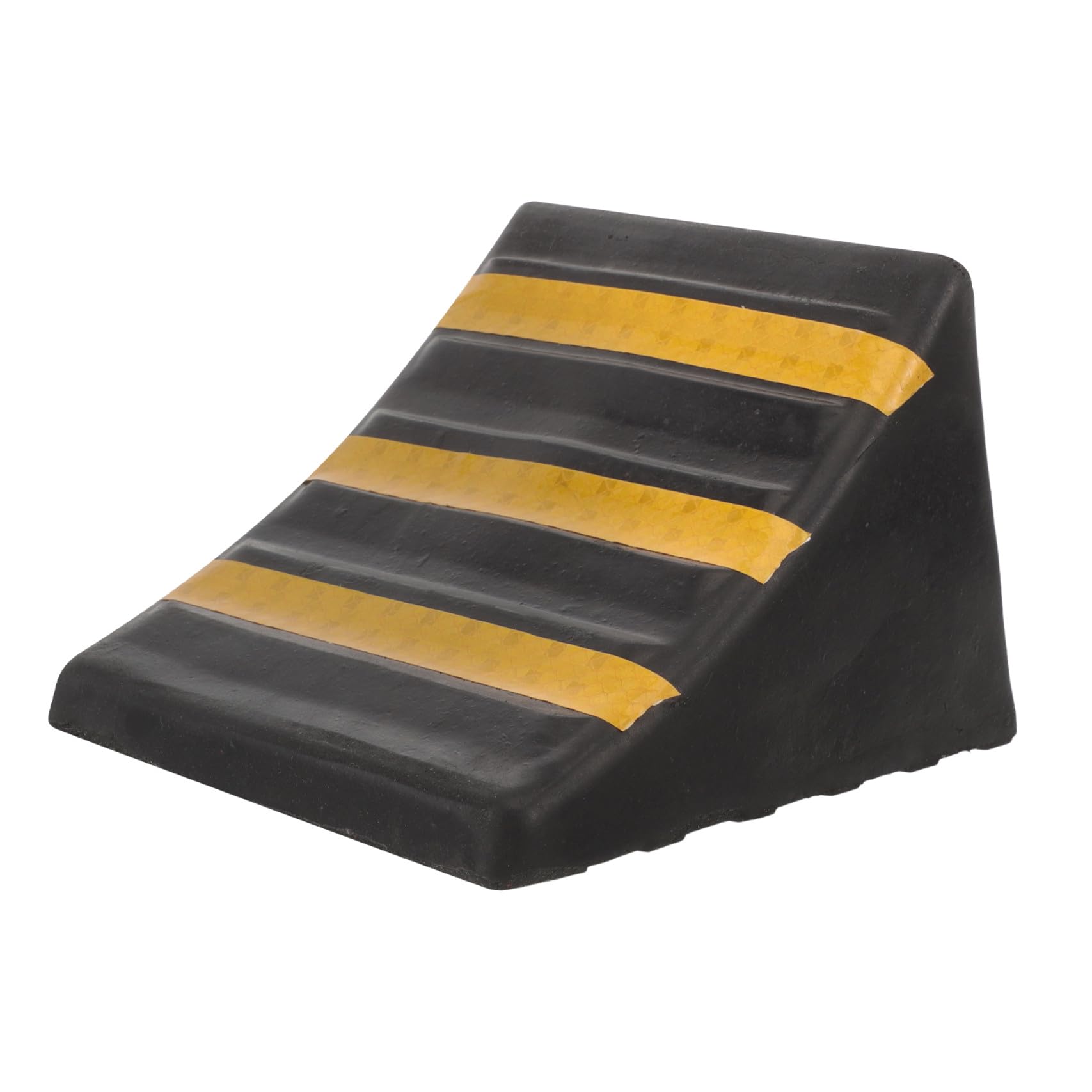 Calzo de Rueda Portátil de Goma Negra para Coche y Moto