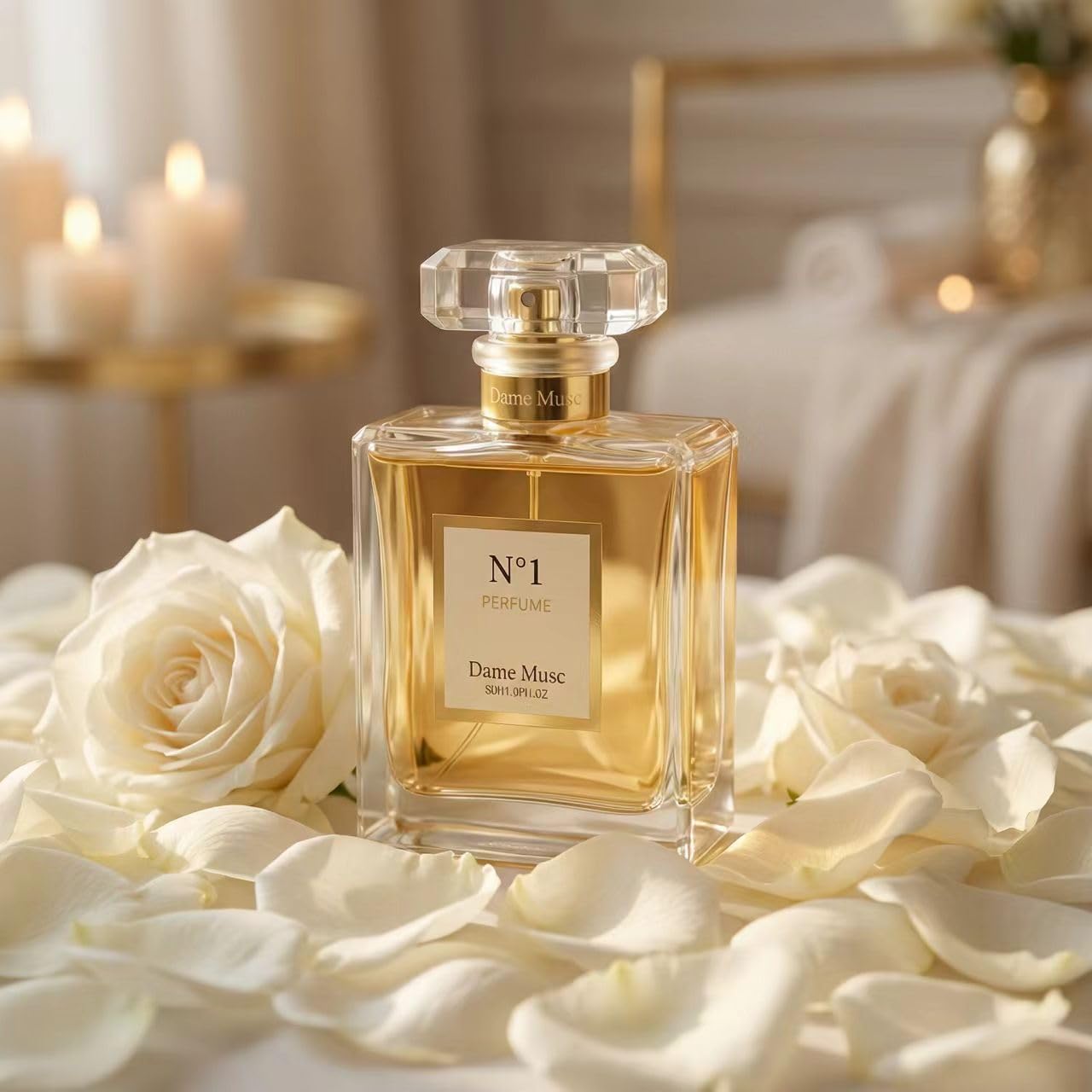 No.1 Women's Eau de Toilette,Orange | Rose | Vanilla Women's Fragrance, Long Lasting, Everyday Fragrance,Holiday Gift(1.7 oz)