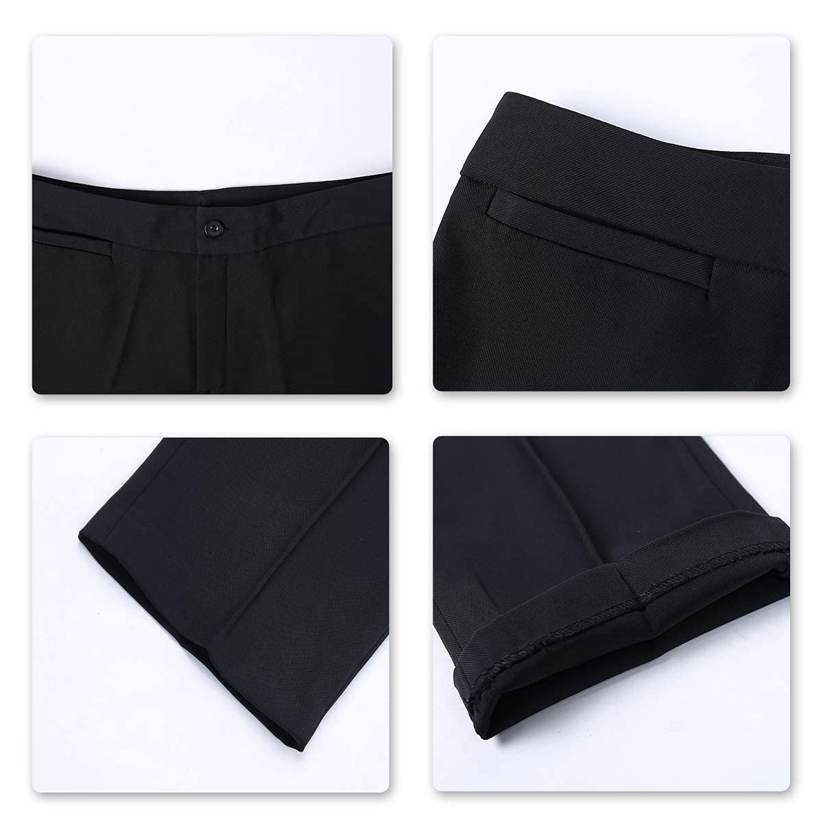 Yynuda - Completo tailleur da donna, 2 pezzi, Slim Fit, Giacca a bottone unico, con gonna o pantalone, da ufficio