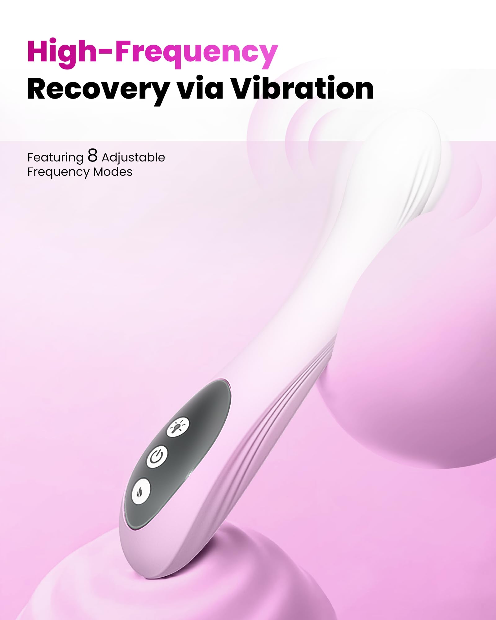 Intim Wellness Gerät für Frauen mit Rot- & Blaulicht (460–470nm / 630–660nm), Wärme & Massage, Beckenboden Unterstützung, Wiederaufladbares Intimpflege Gerät für Wechseljahre & tägliche Pflege