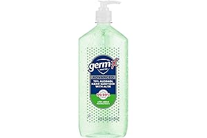 Germ-X Advanced Hand Sanitizer with Aloe and Vitamin E: Hygiene Protection for Large Spaces