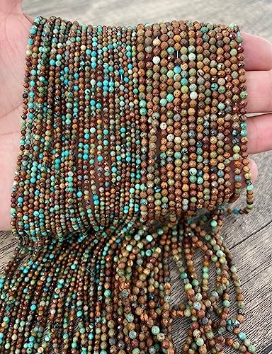 Perles marron africain 2mm pour bijoux bohèmes faits maison - 2