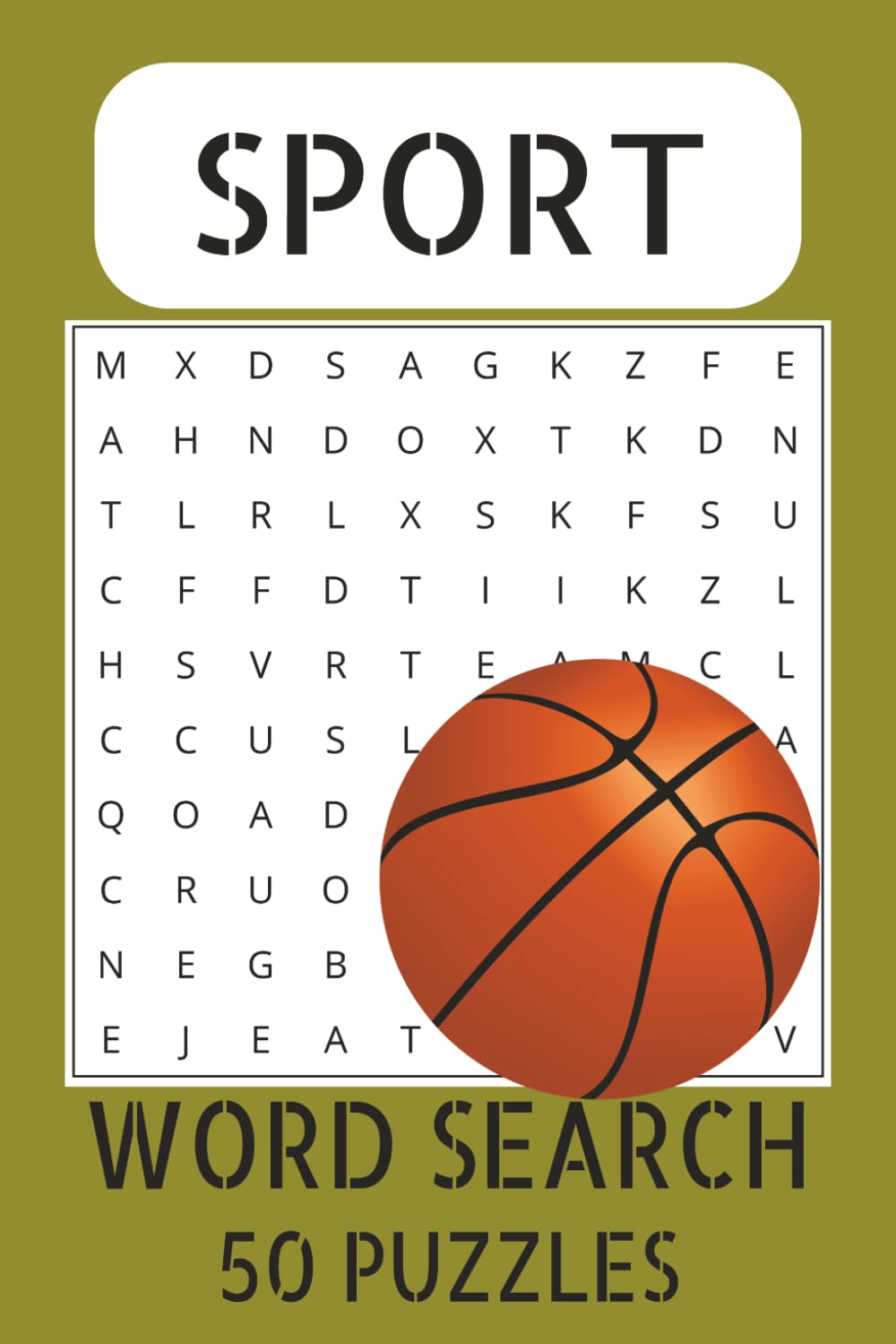 Sport Word Search: for Adults: Football, Basketball & More Fun Puzzles