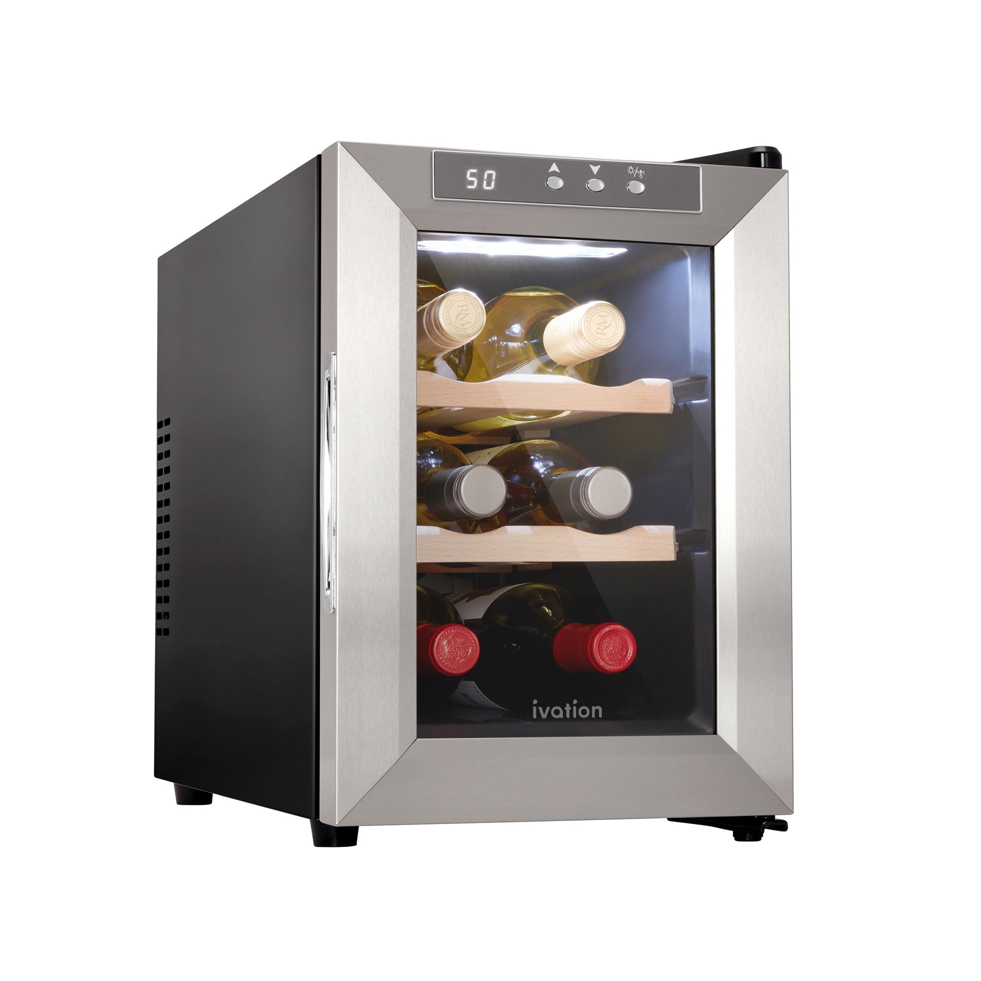 Ivation IVFWCT062WSS Wine Cooler Stainless Steel