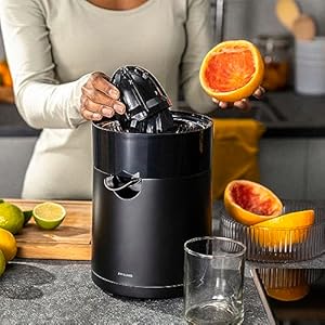 Zwilling black enfinigy citrus juicer 1  urban country home decor