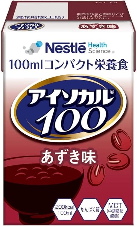Amazon Nestle ネスレ アイソカル 100 あずき味 100ml 24本セット コンパクト栄養食 高カロリー たんぱく質 栄養バランス 栄養補助食品 栄養ドリンク アイソカル 介護用飲料