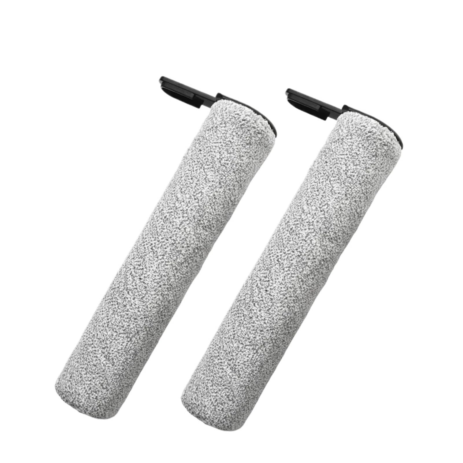 1/2 cepillos de rodillos, compatibles con Laresar, for aspiradora en seco y húmedo, accesorios de máquina de limpieza de cepillo de rodillo de repuesto(SET2)