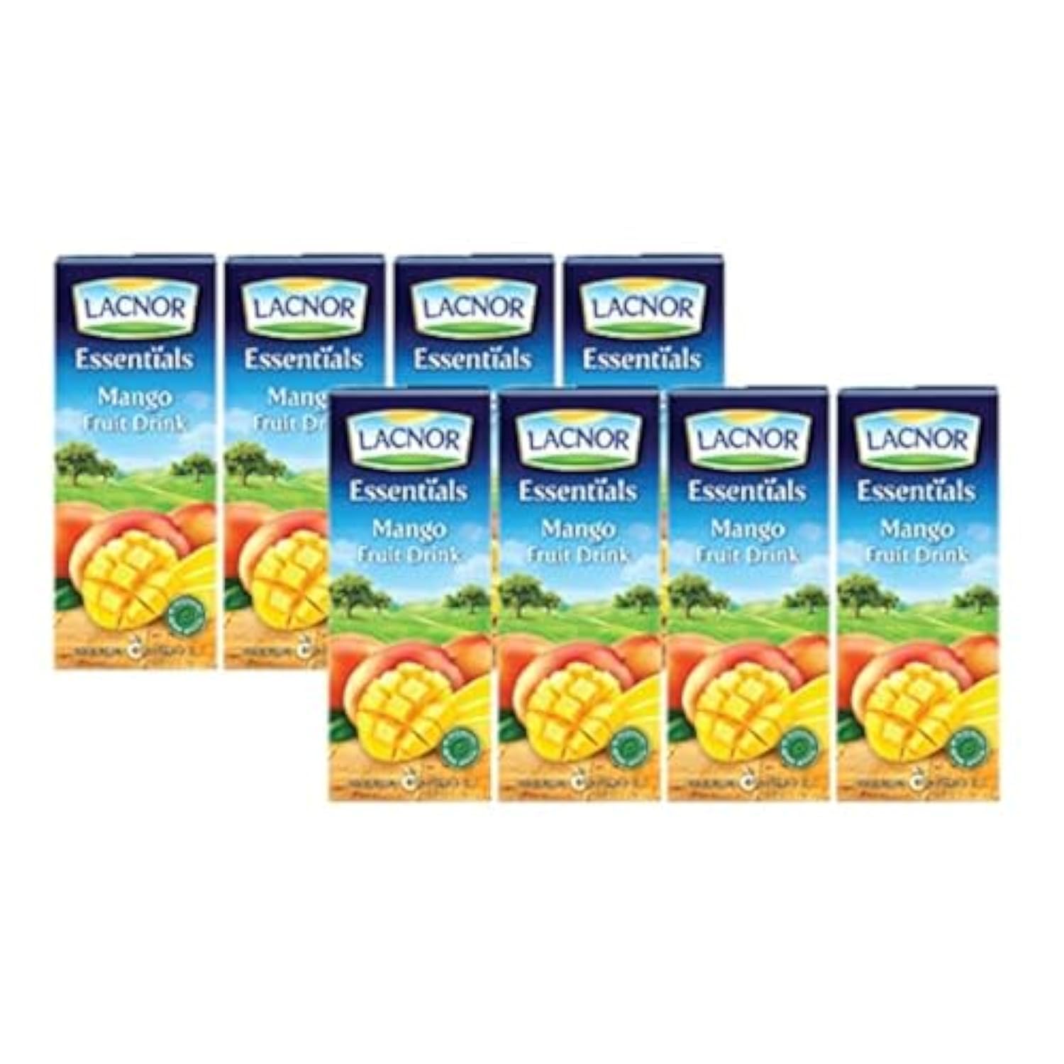 Lacnor Essentials Juice Mango 8 x 180ml