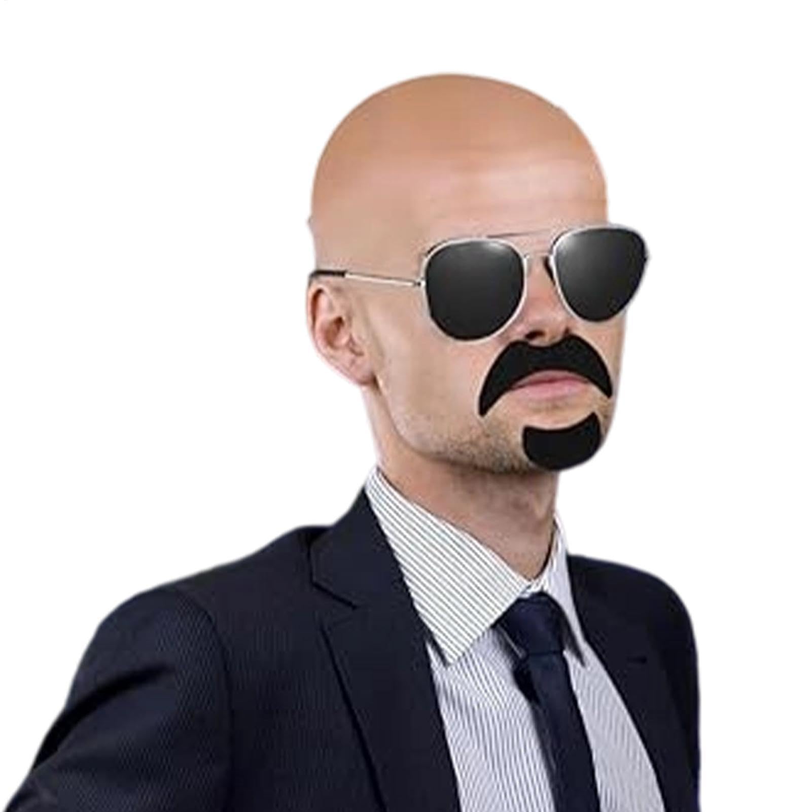 Bald Caps Kostium Halloween Cosplay Makijaż Okulary Kyjkowa Peruka Głowa Access | Łysa peruka czapki dla dorosłych kobiet mężczyzn cosplay makijaż taniec impreza