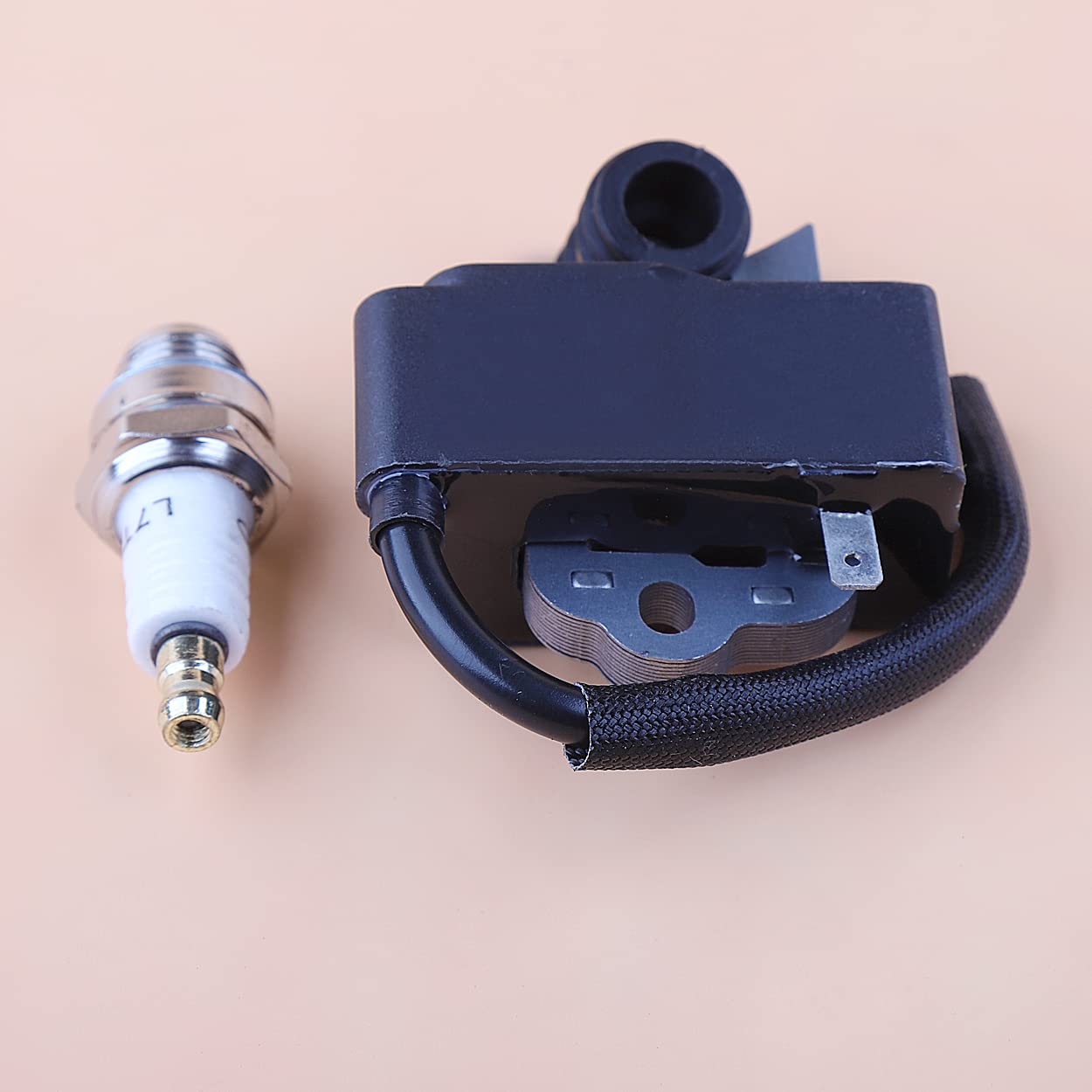 Kit de bujías y Bobina de Encendido for Motosierra CS-370, CS-400, CS-420ES, CS-370F y CS-400F (Pieza A411000264) Piezas de jardín