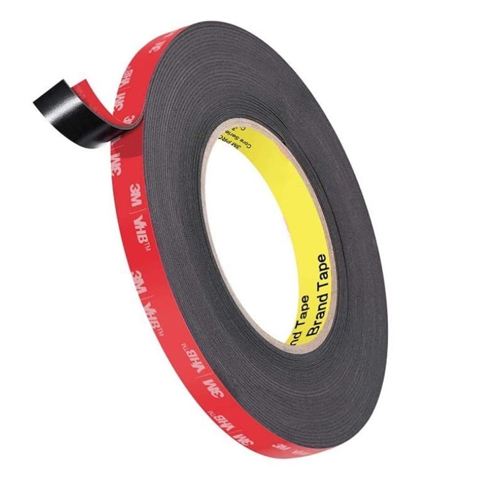 Doppelseitiges Klebeband, Extra Stark Klebend, Verwendet Originales VHB 5952 Rohmaterial, 10mm x 11M, 1.1 mm dickt, Wasserfest und Hochtemperaturbeständig für Auto, Heimdekoration, Bürodekoration