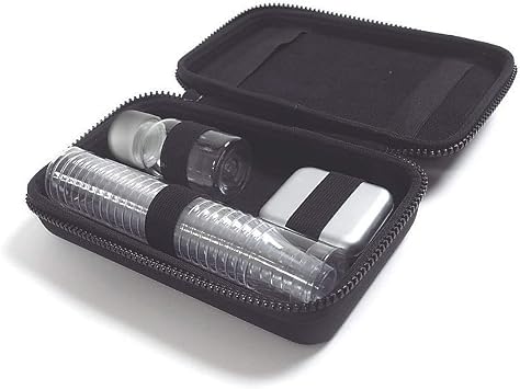 BROADMAN CHURCH SUPPLIES Portable Communion Set - Traveler, Black, 25 Cups