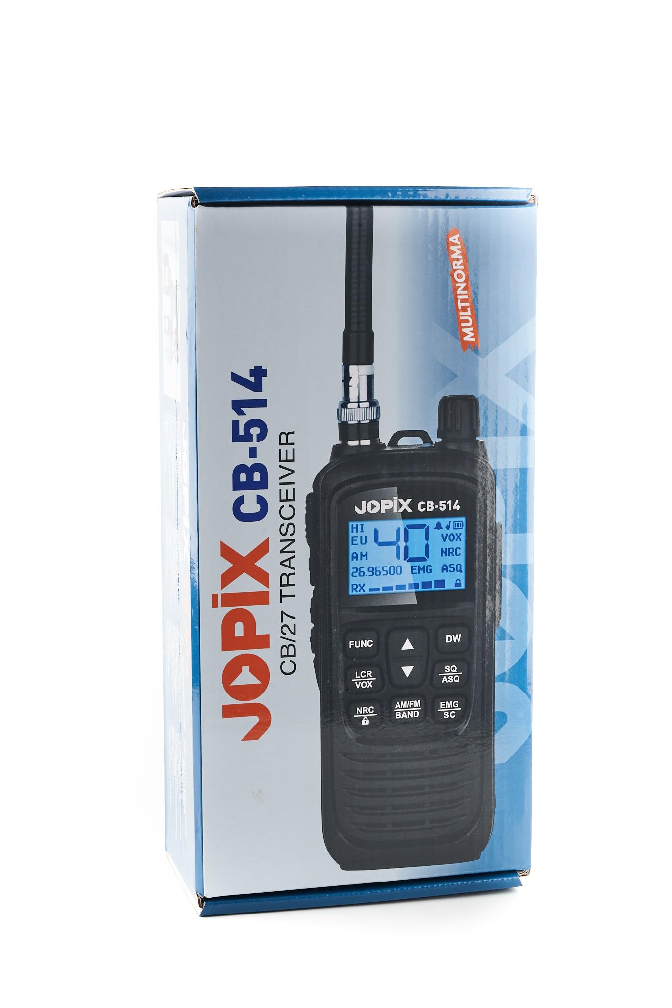 Jopix CB-514 Talkie-Walkie CB 27 MHz Kit Voiture Complet Émetteur-Récepteur Portable AM/FM 4W