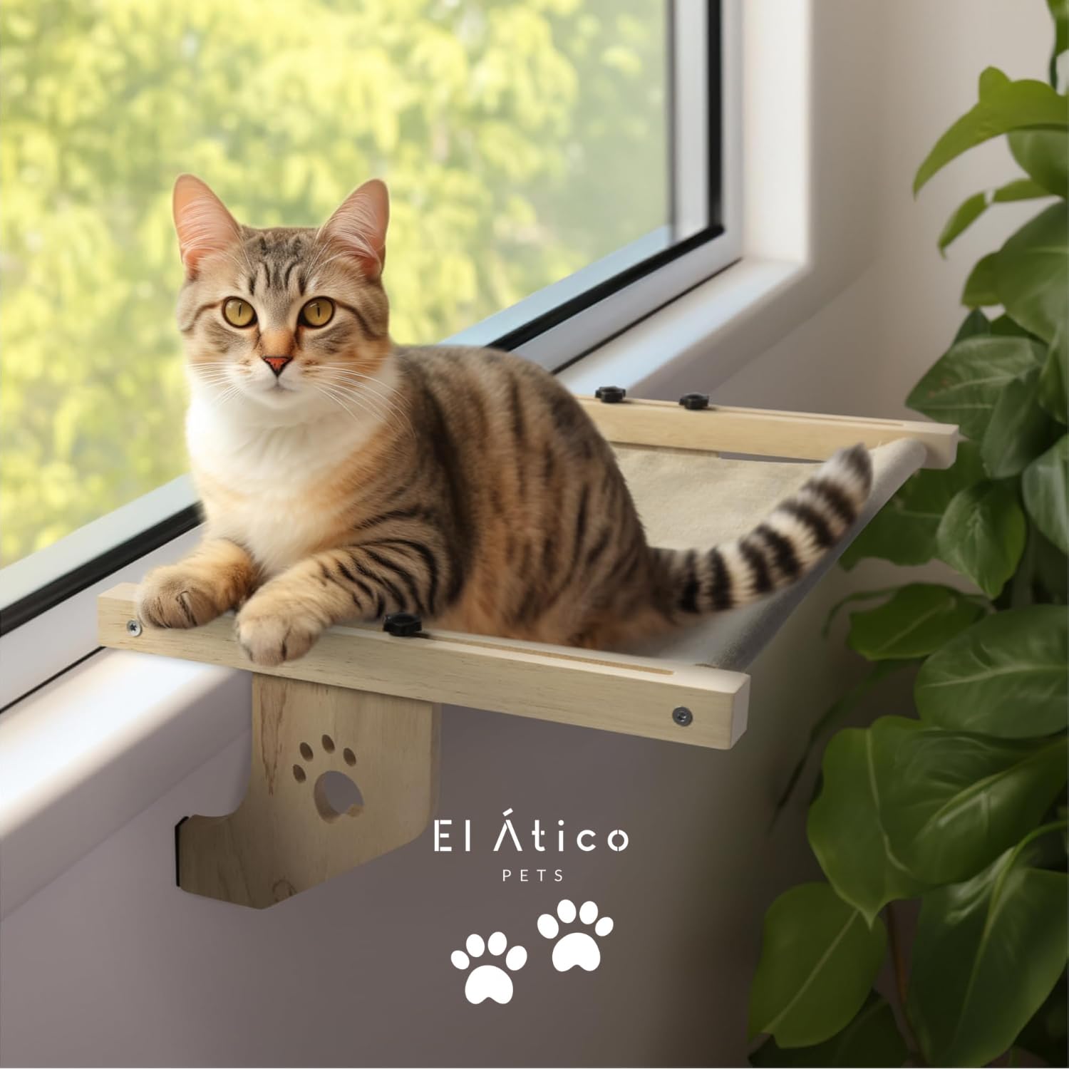 Hamaca gato Ventana. Uso Colgante a 2 Patas o en Suelo con 4 Patas. Cama Radiador. Hamaca Ventana. Cama Grande. Cat Bed. Camita para Gatos
