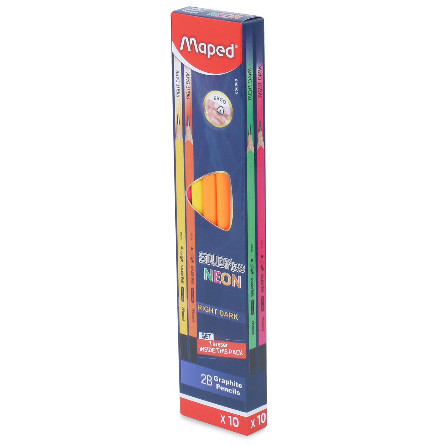 Maped Prüfungs-Set, 12-teiliges Set (Girly Thema), hochwertiges Klemmbrett und dunkle Holzstifte, hochwertige Produkte, Prüfungsblock für Studenten, ideal für Schüler, unverzichtbares Prüfungs-Set