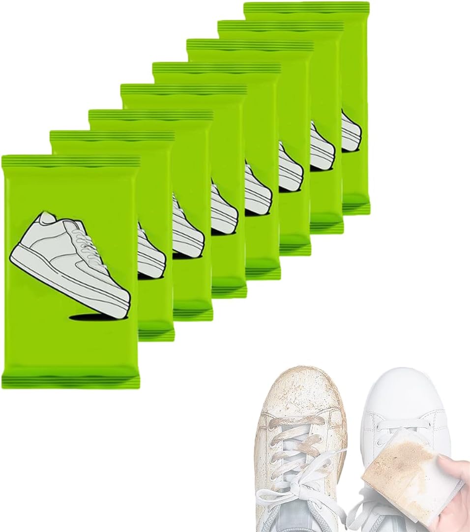 Shoe Wipes, Sneaker Cleaning Wipes, Premium Wipes for Removing Dirt, Stains, Scuffs and Care (6 Packs)