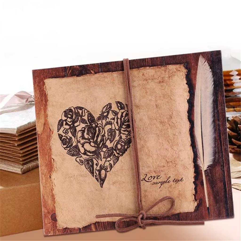 34 strony zrób to sam album fotograficzny vintage serce seria ręcznie robiony album fotograficzny album do scrapbookingu kochanek podróż ślub pamiątkowy album fotograficzny
