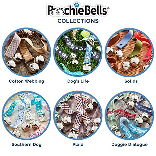 Sonnette de porte pour chien PoochieBells : éducation propre rapide