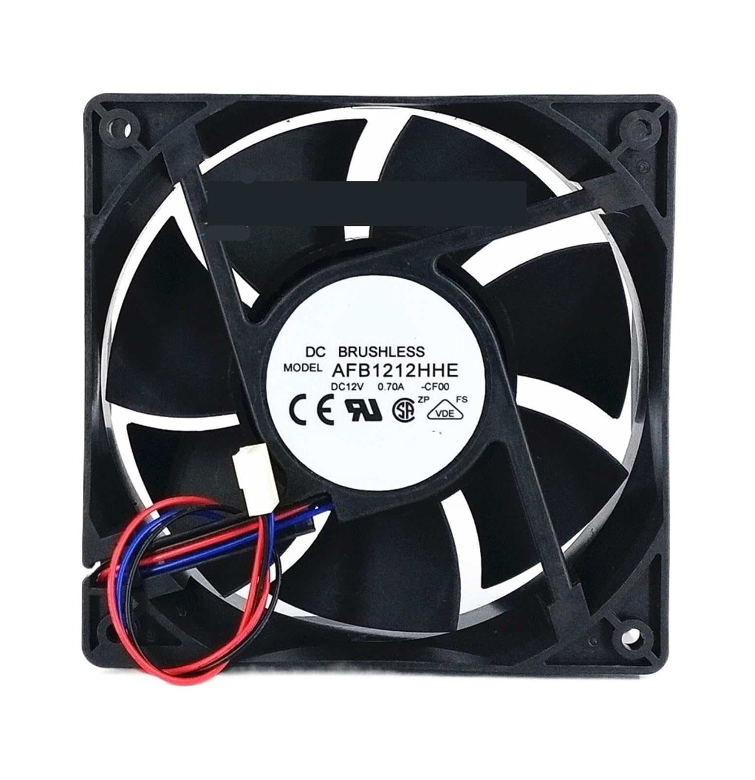 PEQYUACTE AFB1212HHE DC 12V 0.70A 120x120x38mm 3-Wire Server Cooling Fan