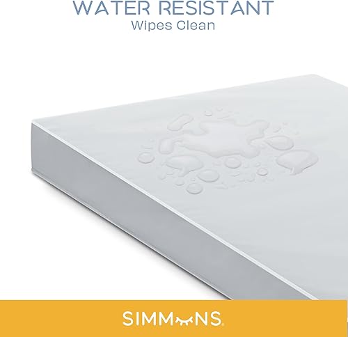 Miniatura 11 de Delta Children Brooks - Colchón convertible 6 en 1 para cuna, Bianca White + Simmons Quiet Nights transpirable para cuna con funda extraíble