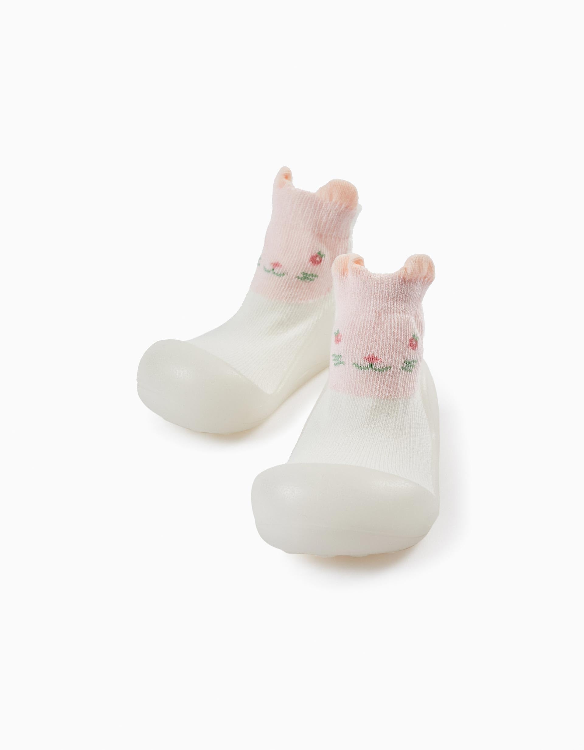 ZIPPYFemale Steppies Socks With Rubber Outsole