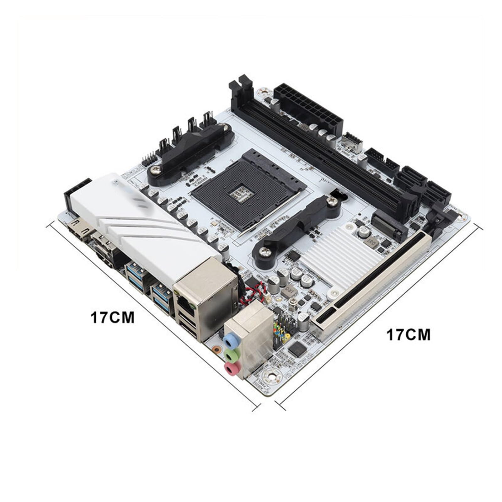 Scheda Madre Scheda Madre Fit for JINGYUE B550I Gaming AM4 PCIe 4.0 Dual M.2 DDR4 Mini-ITX for PC da Gioco Ryzen 5000 4000