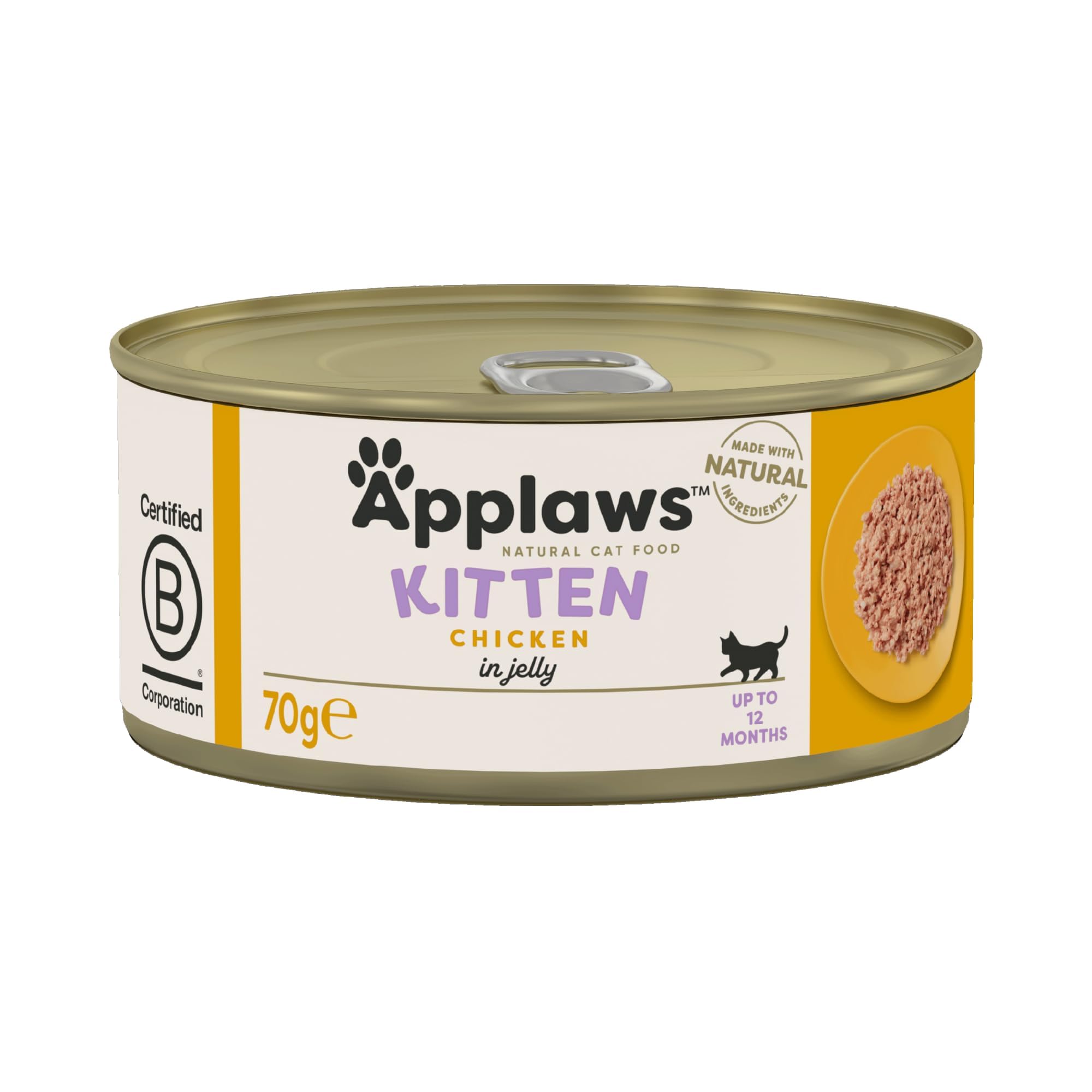 Applaws Chicken Kitten Food, 70 g, Pack of 24