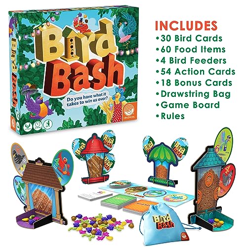 MindWare Bird Bash Family Juego de Mesa para 2-4 jugadores miniatura 2