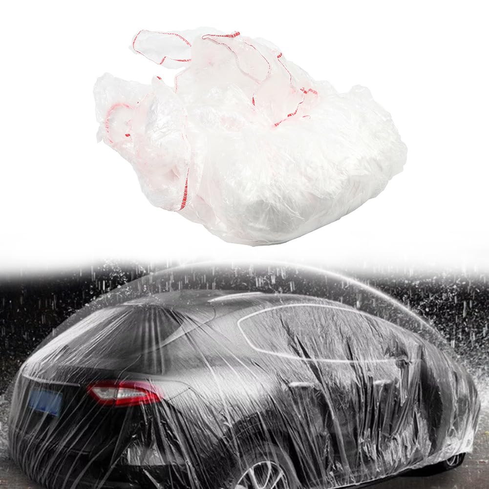 Cnswee6 1 Pc PE Portable Masking Paper Block Cover Car Protective Masking Thicken Clear L Disposable