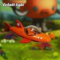 Vista 2 de Juguete GUP B compatible con juguetes de octonautas, vehículo de metal, barco de rescate, octopodo, castillo, percebes, kwazii Shellington, Tweak