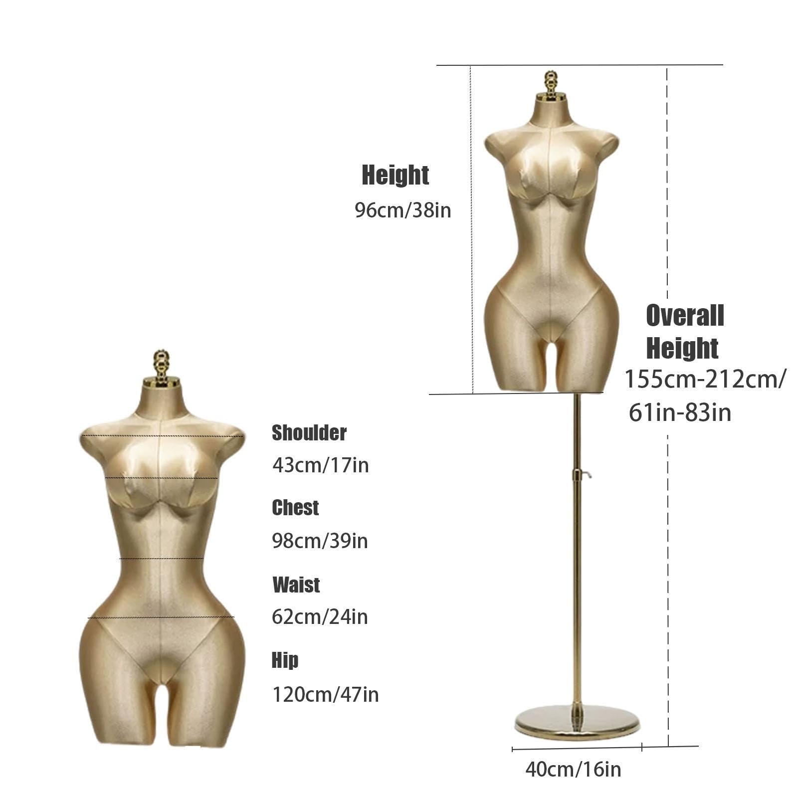 Curvy Plus‑Size‑Damski Tułów Manekin, Lniana Podstawa Dla Manekina