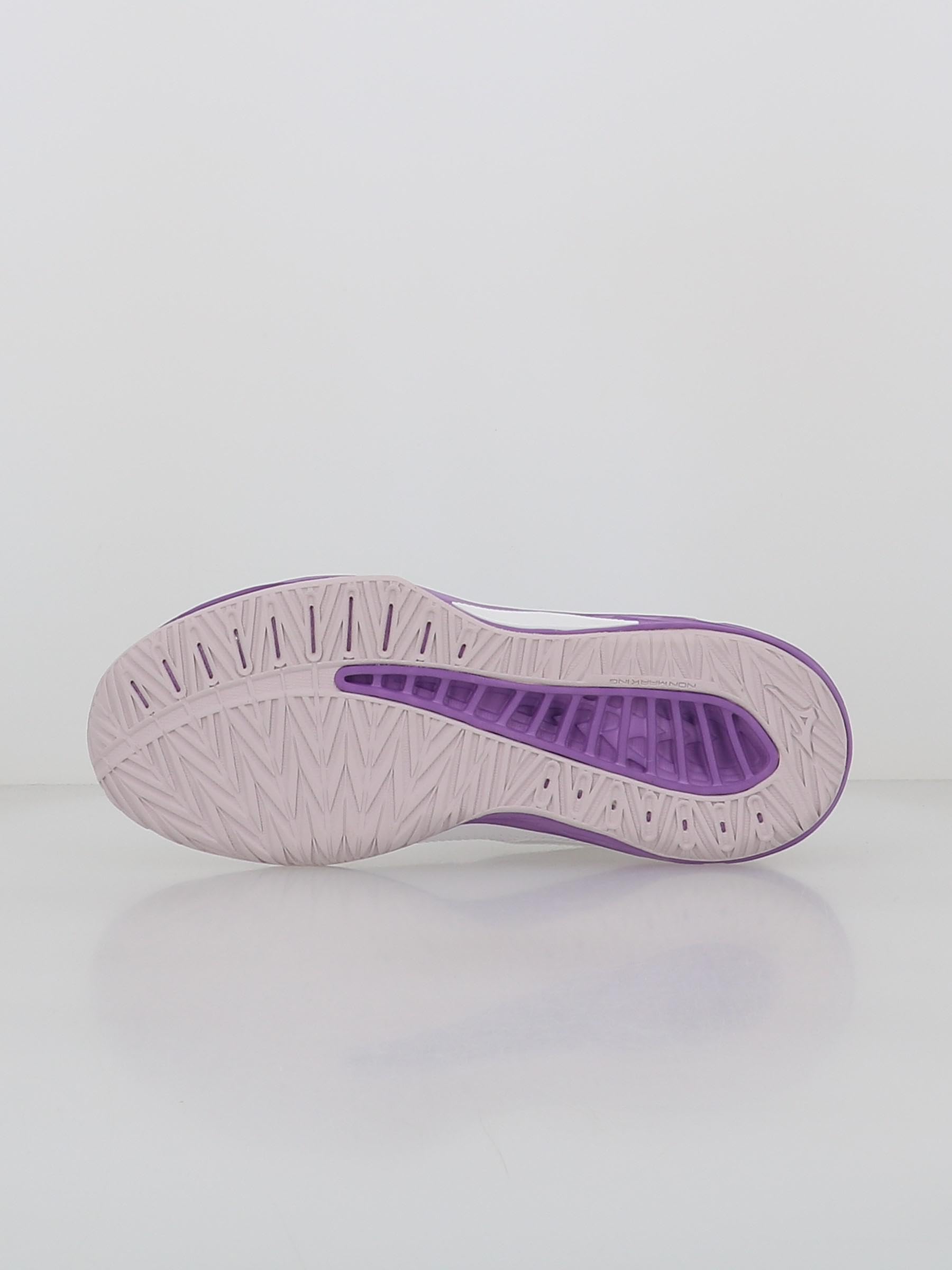 Mizuno Thunder Blade Z V1GC237010 - Zapatillas de voleibol para mujer, color blanco y morado